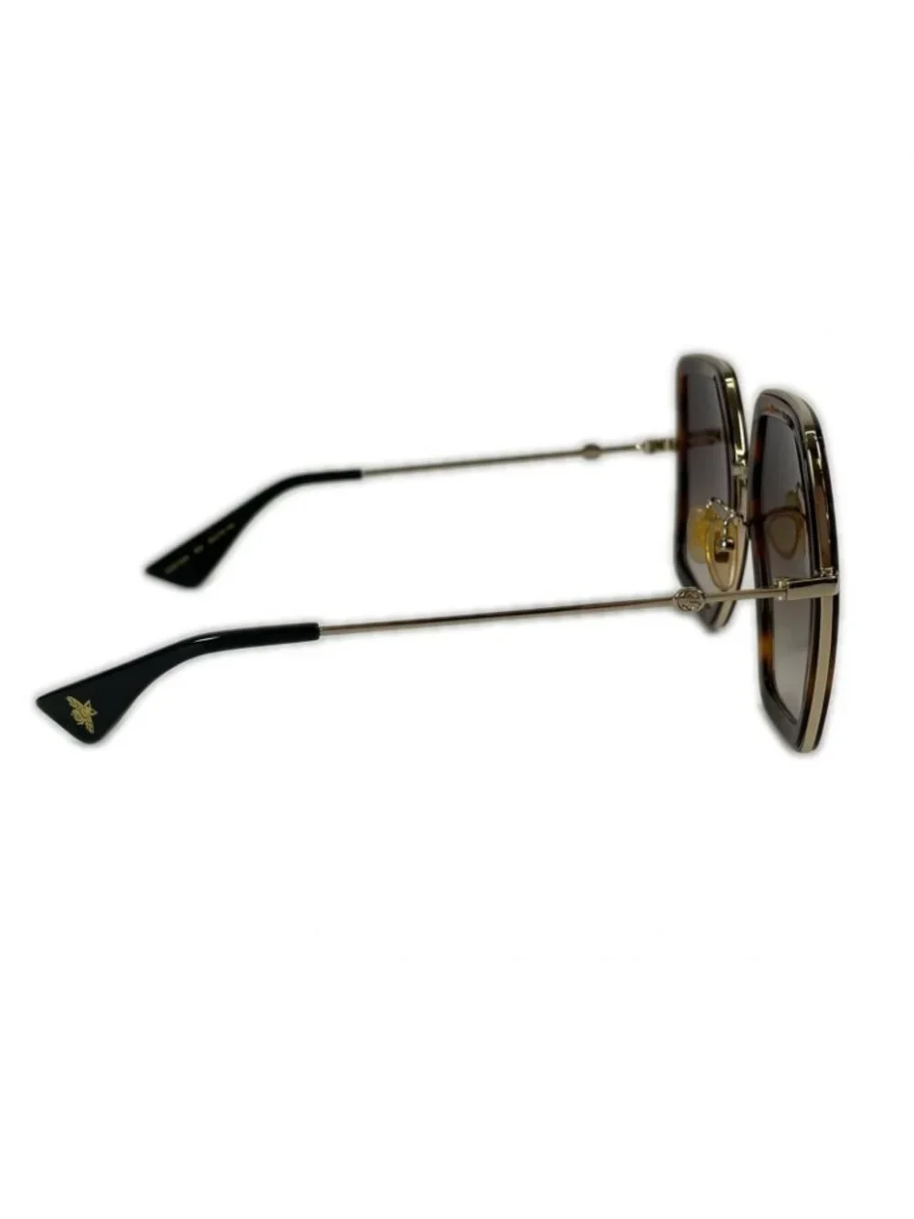Gucci Sunglasses Metal Brown 56 Eyewear